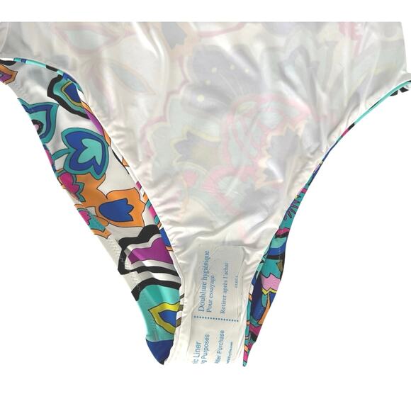 Trina Turk Multicolor Floral One Piece Swimsuit - Picture 8 of 10